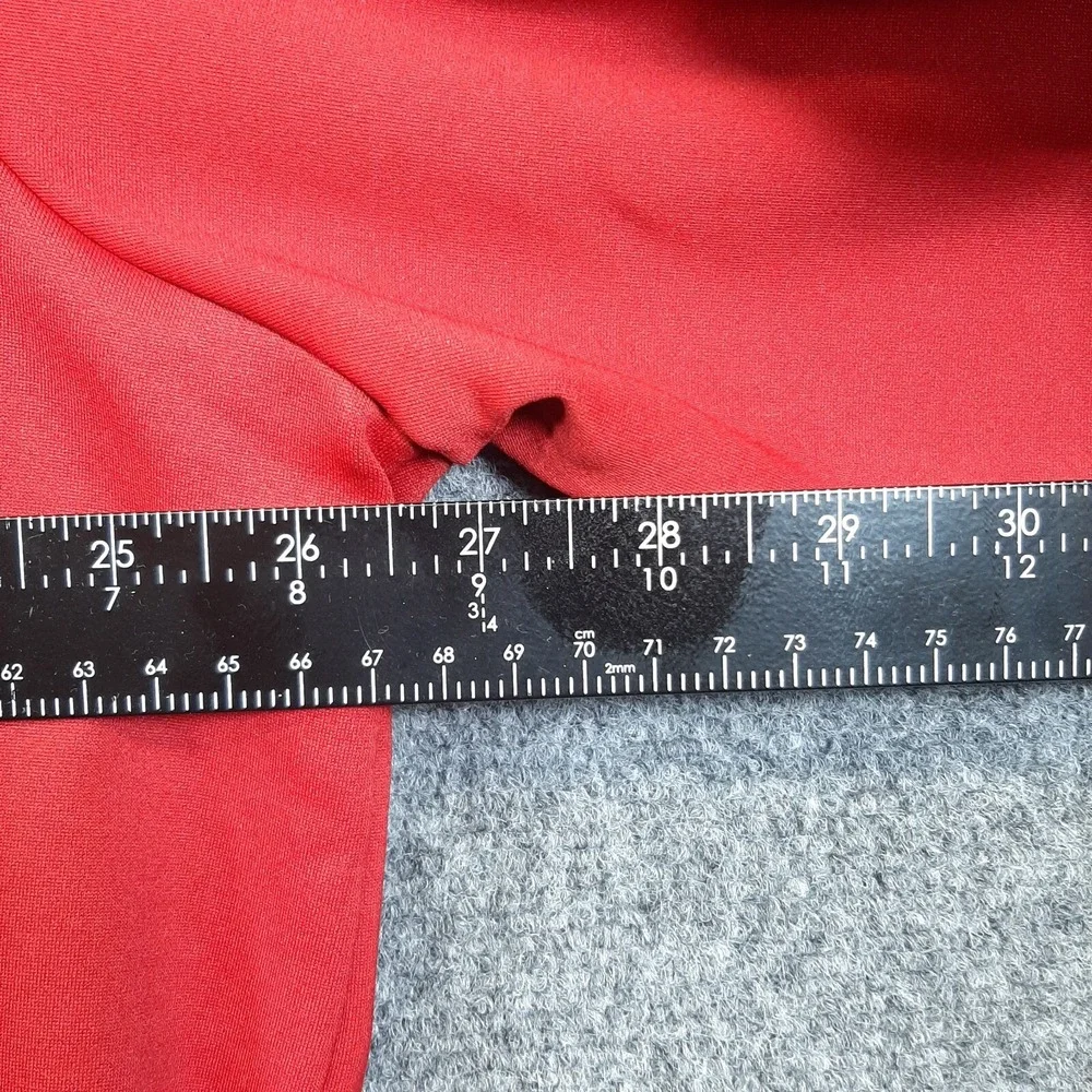 The North Face Fleece Jacket Men's 2XL Full Zip Lightweight Zip Turtleneck Red